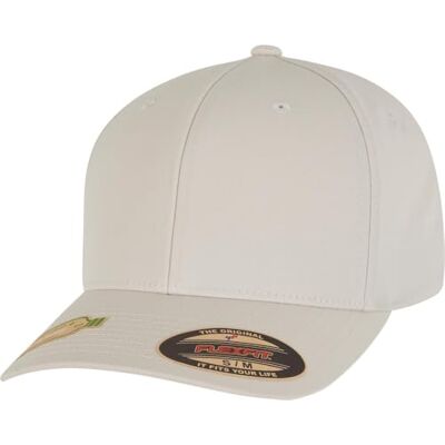 Flexfit Unisex keps, återvunnen polyesterkeps, basebollkepsteknik för kvinnor och män, storlekar S/M – L/XL, Beige, S-M Flexfit Unisex keps, återvunnen polyesterkeps, basebollkepsteknik för kvinnor och män, storlekar S/M – L/XL, Beige, S-M