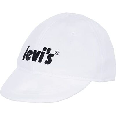 Levi's Kids LAN Levis mjuk keps 6A8539 huvudbonad, vit/svart, 12/24, Vit och svart, one size Levi's Kids LAN Levis mjuk keps 6A8539 huvudbonad, vit/svart, 12/24, Vit och svart, one size