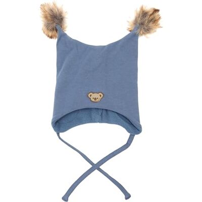 NAME IT Unisex Nbnmall Jersey Hat W. Fleece Fo mössa, Bering hav, 34-39 NAME IT Unisex Nbnmall Jersey Hat W. Fleece Fo mössa, Bering hav, 34-39