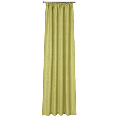 Deko Trends Xenia 6237021 617 Grön gardin med volangtejp - Gardin Deko Trends Xenia 6237021 617 Grön gardin med volangtejp - Gardin