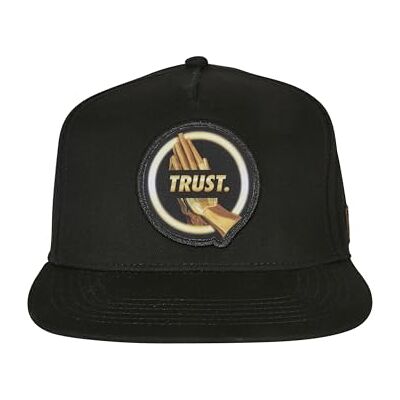 Cayler & Sons Unisex Trust Baseball Cap, Svart/Guld, One Size, Svart/guld, En Storlek Cayler & Sons Unisex Trust Baseball Cap, Svart/Guld, One Size, Svart/guld, En Storlek