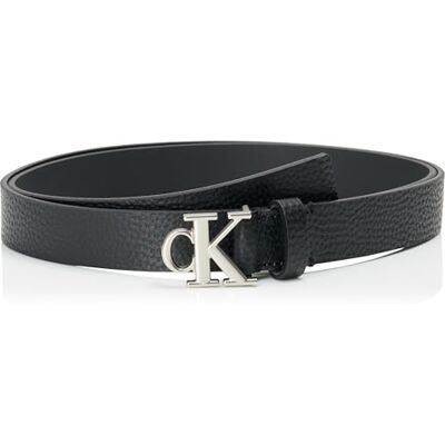 Calvin 8719965074583 dam monogram platta 25 mm LV04K7003G fast bälte, svart (Na svart/tenn), 125, Svart Na svart tenn, 125 Calvin 8719965074583 dam monogram platta 25 mm LV04K7003G fast bälte, svart (Na svart/tenn), 125, Svart Na svart tenn, 125