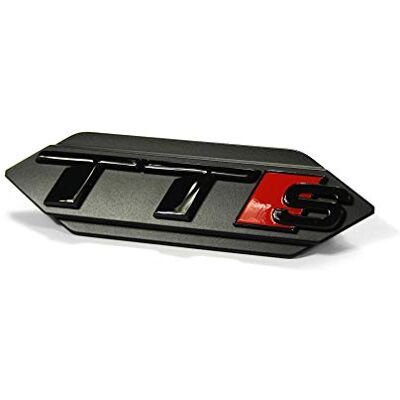Audi 8S0071805 bokstäver TTS Clip Plack svart kylargrill Black Edition emblem Audi 8S0071805 bokstäver TTS Clip Plack svart kylargrill Black Edition emblem