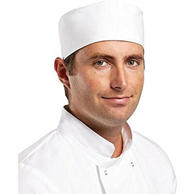 Whites Chefs Clothing Whites Chefs Apparel A203-L Kock Skalle Keps Vit Whites Chefs Clothing Whites Chefs Apparel A203-L Kock Skalle Keps Vit