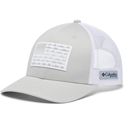 Columbia Unisex PFG Fish Flag Mesh Snap Back, klassisk basebollkeps för män Columbia Unisex PFG Fish Flag Mesh Snap Back, klassisk basebollkeps för män