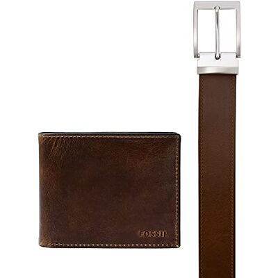 Fossil mens Derrick Travel Accessory Bi vikbar plånbok, mörkbrun, 11,43 cm L x 1,6 W 9,22 H EU, Mörkbrun, 11.43 cm L x 1.6 cm W x 9.22 cm H Fossil mens Derrick Travel Accessory Bi vikbar plånbok, mörkbrun, 11,43 cm L x 1,6 W 9,22 H EU, Mörkbrun, 11.43 cm L x 1.6 cm W x 9.22 cm H