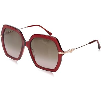 Jimmy Choo Esther/S glasögon, vinröd, 57 kvinnor, bordeaux, Bordeaux Jimmy Choo Esther/S glasögon, vinröd, 57 kvinnor, bordeaux, Bordeaux