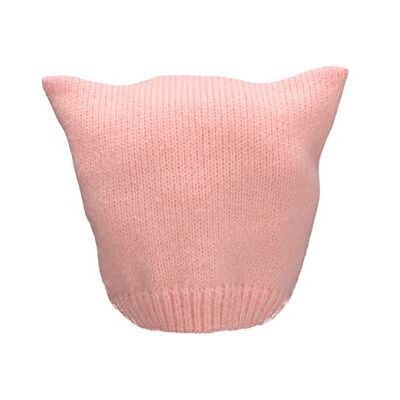 Sterntaler Stickad mössa för flickor, kattöron mössa, rosa, 49 Sterntaler Stickad mössa för flickor, kattöron mössa, rosa, 49
