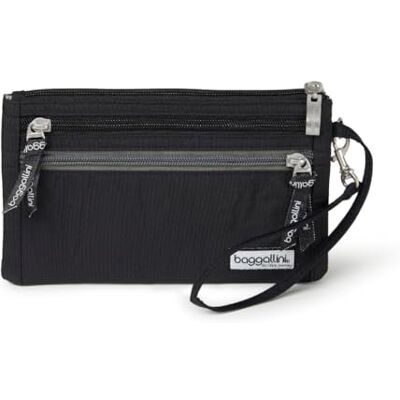Baggallini RFID-valutaorganisatör, Svart, En storlek, Rfid Currency Organizer Baggallini RFID-valutaorganisatör, Svart, En storlek, Rfid Currency Organizer