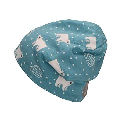 Sterntaler Pojkar säckig beanie isbjörn mössa, himmel, 37 Sterntaler Pojkar säckig beanie isbjörn mössa, himmel, 37
