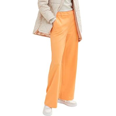 TOM TAILOR Damer Lea raka byxor 1035890, 29751 Bright Mango Orange, 32W / 32L TOM TAILOR Damer Lea raka byxor 1035890, 29751 Bright Mango Orange, 32W / 32L