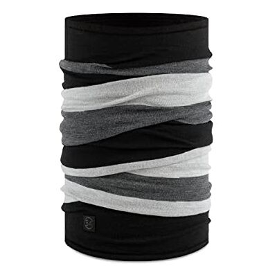 Buff unisex merinoull rörformig bandana scarf – grafit Buff unisex merinoull rörformig bandana scarf – grafit