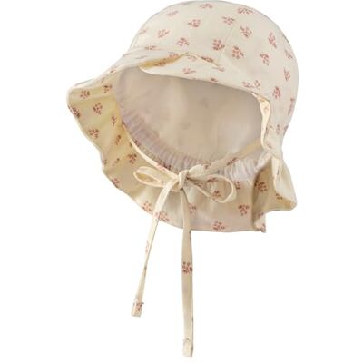 Sterntaler Barnhatt av bomull tryckt med blommor hatt, natur, 41 Sterntaler Barnhatt av bomull tryckt med blommor hatt, natur, 41
