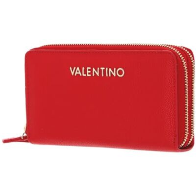 Valentino Gudomlig, Zip Runt plånbok för kvinnor, Rosso Valentino Gudomlig, Zip Runt plånbok för kvinnor, Rosso