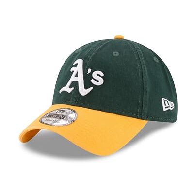 New Era MLB Classic Core basebollkeps 9Twenty ostrukturerad justerbar keps hatt laglogotyp, Oakland Athletics #34822, one size New Era MLB Classic Core basebollkeps 9Twenty ostrukturerad justerbar keps hatt laglogotyp, Oakland Athletics #34822, one size