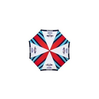 Sparco Replica Martini Racing paraply, vuxen unisex, flerfärgad (flerfärgad), en storlek, Blå och vit, Única, Klassiskt Sparco Replica Martini Racing paraply, vuxen unisex, flerfärgad (flerfärgad), en storlek, Blå och vit, Única, Klassiskt