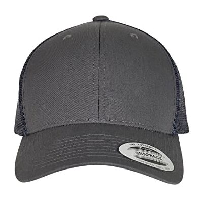 Flexfit Unisex baseballkeps, ogenomskinlig, kol/marinblå, one size Flexfit Unisex baseballkeps, ogenomskinlig, kol/marinblå, one size