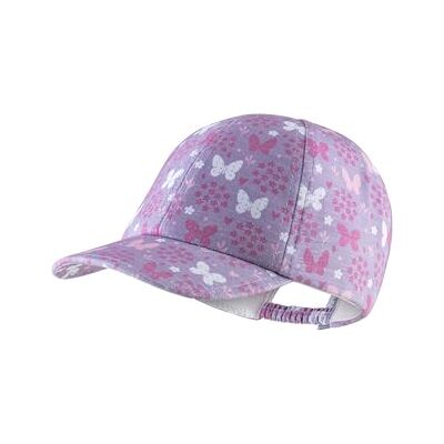 Sterntaler Basecap tryckt med fjärilar, basebollkeps, lila, 45 Sterntaler Basecap tryckt med fjärilar, basebollkeps, lila, 45