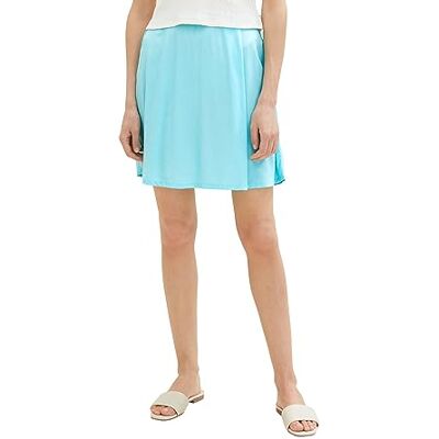 TOM TAILOR Damer 1036676 kjol, 26007-Teal Radiance, 46, 26007 – Teal Radiance, 46 TOM TAILOR Damer 1036676 kjol, 26007-Teal Radiance, 46, 26007 – Teal Radiance, 46