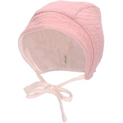 Sterntaler Unisex barn vändbar koja muslin, barnmössa, delikat rosa, normal, Mjuk rosa Sterntaler Unisex barn vändbar koja muslin, barnmössa, delikat rosa, normal, Mjuk rosa
