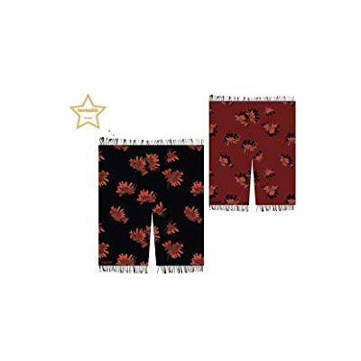 Desigual Kvinnors poncho_drop av blommor mode halsduk, svart, U Desigual Kvinnors poncho_drop av blommor mode halsduk, svart, U