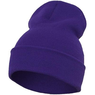 Flexfit mössa tung lång beanie, lila, one size Flexfit mössa tung lång beanie, lila, one size
