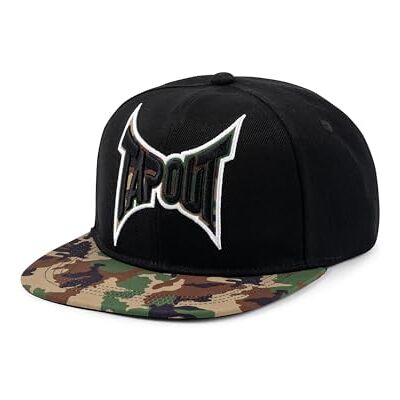 TapouT keps cherokee, Svart/Camo Woodland, one size TapouT keps cherokee, Svart/Camo Woodland, one size