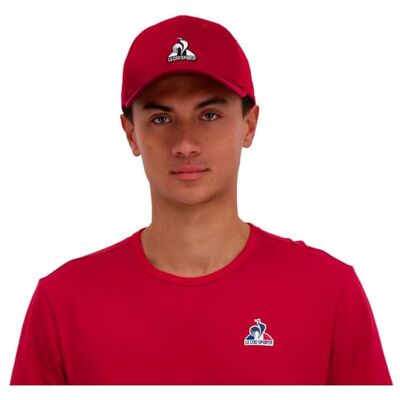 Le Coq Sportif Ess Cap N°2 Keps Blandad, Färg: röd, L Le Coq Sportif Ess Cap N°2 Keps Blandad, Färg: röd, L