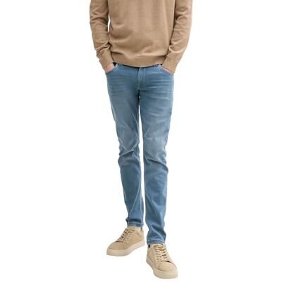 TOM TAILOR herrjeans Troy Slim, 10162 – Mid Stone Blue Grey Denim, 31W x 36L TOM TAILOR herrjeans Troy Slim, 10162 – Mid Stone Blue Grey Denim, 31W x 36L