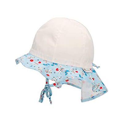 Sterntaler Flickor solhatt blomkrans hatt, Vit, 47 Sterntaler Flickor solhatt blomkrans hatt, Vit, 47