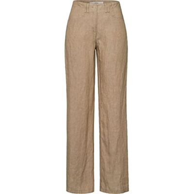Brax Farina linnebyxor för kvinnor, Brun (Toffee 54), 38W x 32L Brax Farina linnebyxor för kvinnor, Brun (Toffee 54), 38W x 32L