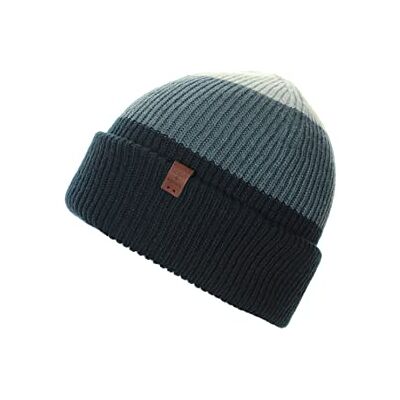 Bickley & Mitchell BICKLEY + MITCHELL Herr Color Block Turncuff Mens 1019-01-12-33 Beanie hatt, marinblå, en storlek Bickley & Mitchell BICKLEY + MITCHELL Herr Color Block Turncuff Mens 1019-01-12-33 Beanie hatt, marinblå, en storlek
