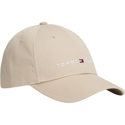 Tommy Hilfiger Unisex TH Essential keps KA0KA00032 keps, beige (Gulf Sand), S-M, BEIGE (Gulf Sand), S-M Tommy Hilfiger Unisex TH Essential keps KA0KA00032 keps, beige (Gulf Sand), S-M, BEIGE (Gulf Sand), S-M