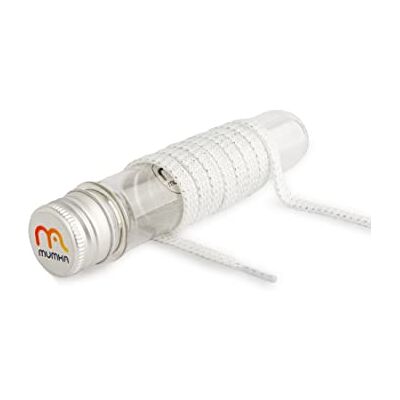 Mumka Vit med silverpaljetter, unisex-skosnören, 120 cm, Vit med silverpaljetter, 120 Mumka Vit med silverpaljetter, unisex-skosnören, 120 cm, Vit med silverpaljetter, 120