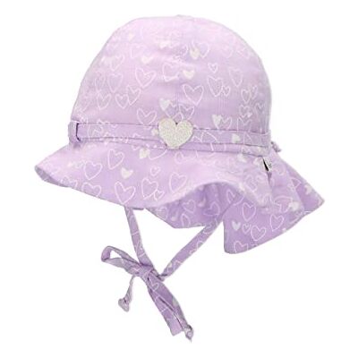 Sterntaler Flicka Sonnenhut Herzis hatt, Lila, 6.5 Sterntaler Flicka Sonnenhut Herzis hatt, Lila, 6.5