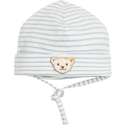 Steiff Unisex baby basic beanie-mössa, Himmelsk blå, 47 cm Steiff Unisex baby basic beanie-mössa, Himmelsk blå, 47 cm