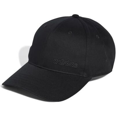 adidas Uniseks BASEBALL CAP LINEAR OUTLINE, black/white, XS-S adidas Uniseks BASEBALL CAP LINEAR OUTLINE, black/white, XS-S