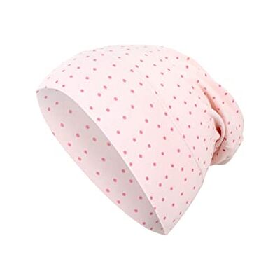 Sterntaler Flickor GOTS säckig beanie-mössa, rosa, 45 Sterntaler Flickor GOTS säckig beanie-mössa, rosa, 45
