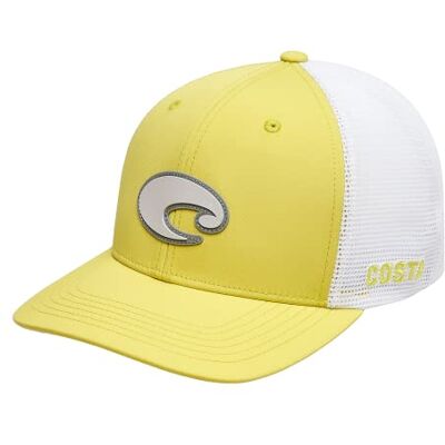 Costa Del Mar Unisex Costa Core Poly Performance Trucker-keps, gul, en storlek, gUL, one size Costa Del Mar Unisex Costa Core Poly Performance Trucker-keps, gul, en storlek, gUL, one size