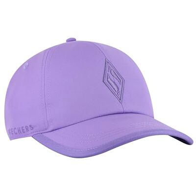 Skechers dammössa – SKECHWEAVE diamant färgblockerad hatt, lila, Lila korall, one size Skechers dammössa – SKECHWEAVE diamant färgblockerad hatt, lila, Lila korall, one size