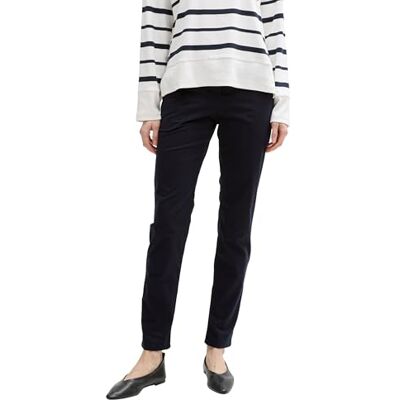 TOM TAILOR Dam smala chinos byxor med bälte, 10668 – himmelskaptensblå, 36W / 32L TOM TAILOR Dam smala chinos byxor med bälte, 10668 – himmelskaptensblå, 36W / 32L
