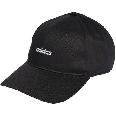 adidas unisex vuxen Linear Embroidery Baseball Hat, black/white, XS-S adidas unisex vuxen Linear Embroidery Baseball Hat, black/white, XS-S