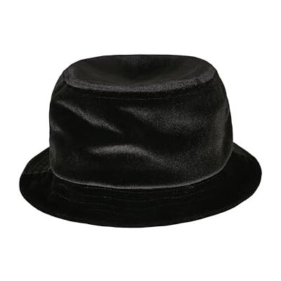 Flexfit Unisex sammet hink hatt hatt, svart, en storlek Flexfit Unisex sammet hink hatt hatt, svart, en storlek