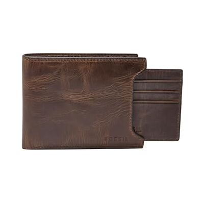 Fossil Derrick Läder eller Polyester Plånbokset för Män Fossil Derrick Läder eller Polyester Plånbokset för Män