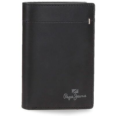 Pepe Jeans Staple Vertikal Plånbok Svart 8,5x11,5x1 cms Läder, Svart, Talla única, Vertikal plånbok med plånbok Pepe Jeans Staple Vertikal Plånbok Svart 8,5x11,5x1 cms Läder, Svart, Talla única, Vertikal plånbok med plånbok