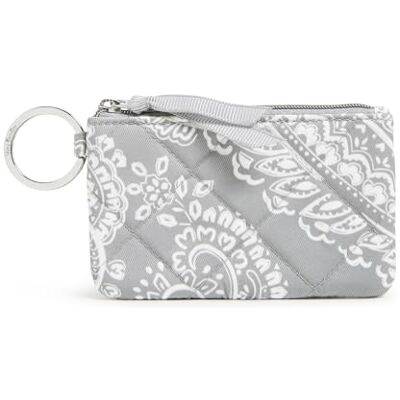 Vera Bradley dam prestanda twill blixtlås id fodral plånbok, Cloud Gray Paisley, en storlek Vera Bradley dam prestanda twill blixtlås id fodral plånbok, Cloud Gray Paisley, en storlek