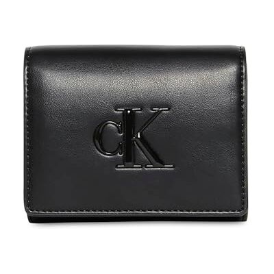 Calvin kvinnors upphöjd CK medium bifold LV04F1047G plånböcker, svart (svart), en storlek, svart (svart), en storlek Calvin kvinnors upphöjd CK medium bifold LV04F1047G plånböcker, svart (svart), en storlek, svart (svart), en storlek