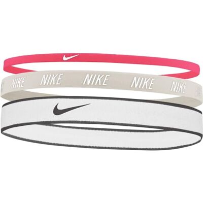 NIKE Mixed Width 3PK Pannband för man, Aster Pink/Lt Iron Ore/White, One Size NIKE Mixed Width 3PK Pannband för man, Aster Pink/Lt Iron Ore/White, One Size