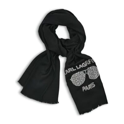 KARL LAGERFELD Kvinnors lätta kristallsolglasögon Pashmina, Svart, one size KARL LAGERFELD Kvinnors lätta kristallsolglasögon Pashmina, Svart, one size