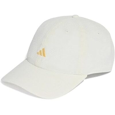 adidas Uniseks SEERSUCKER DAD CAP, off white/Semi Ice Tangerine, M-L adidas Uniseks SEERSUCKER DAD CAP, off white/Semi Ice Tangerine, M-L